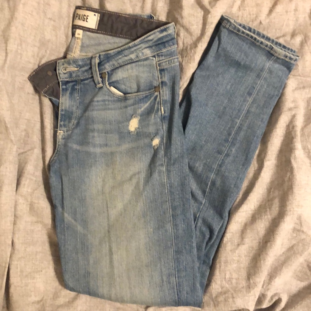 Paige Skyline Ankle Peg denim | size 26